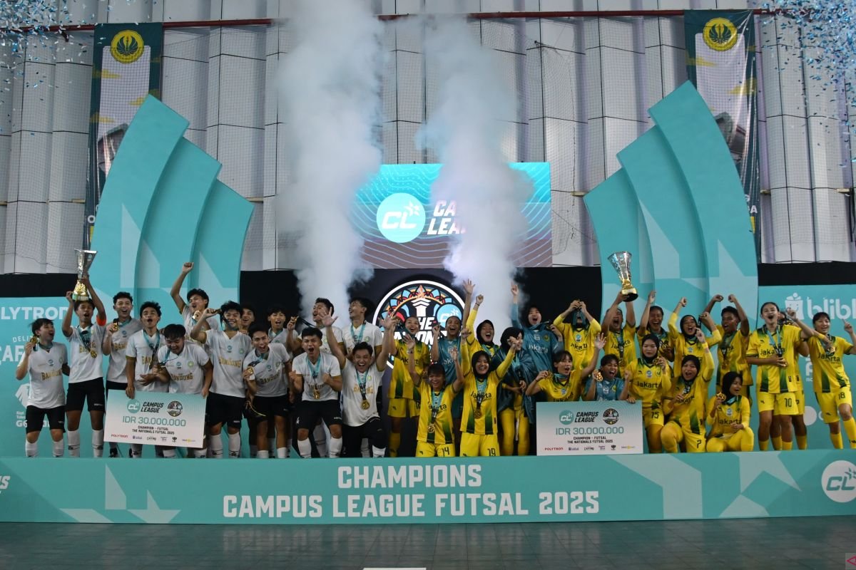 UNJ dan UIN Bandung Raih Gelar Juara Campus League Futsal 2025